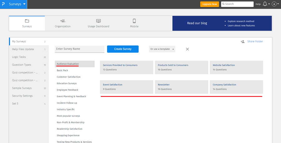 Survey Software Help Image